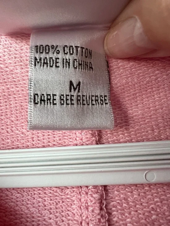 Boho Cozy Cotton Pink Women's Pullover Top - Picture 6 of 6